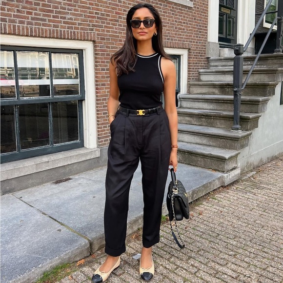 Mango Tops - GORGEOUS MANGO NWT Knitted Top w Contrast Details